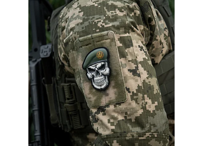 Нашивка M-Tac Череп у береті Фото 2